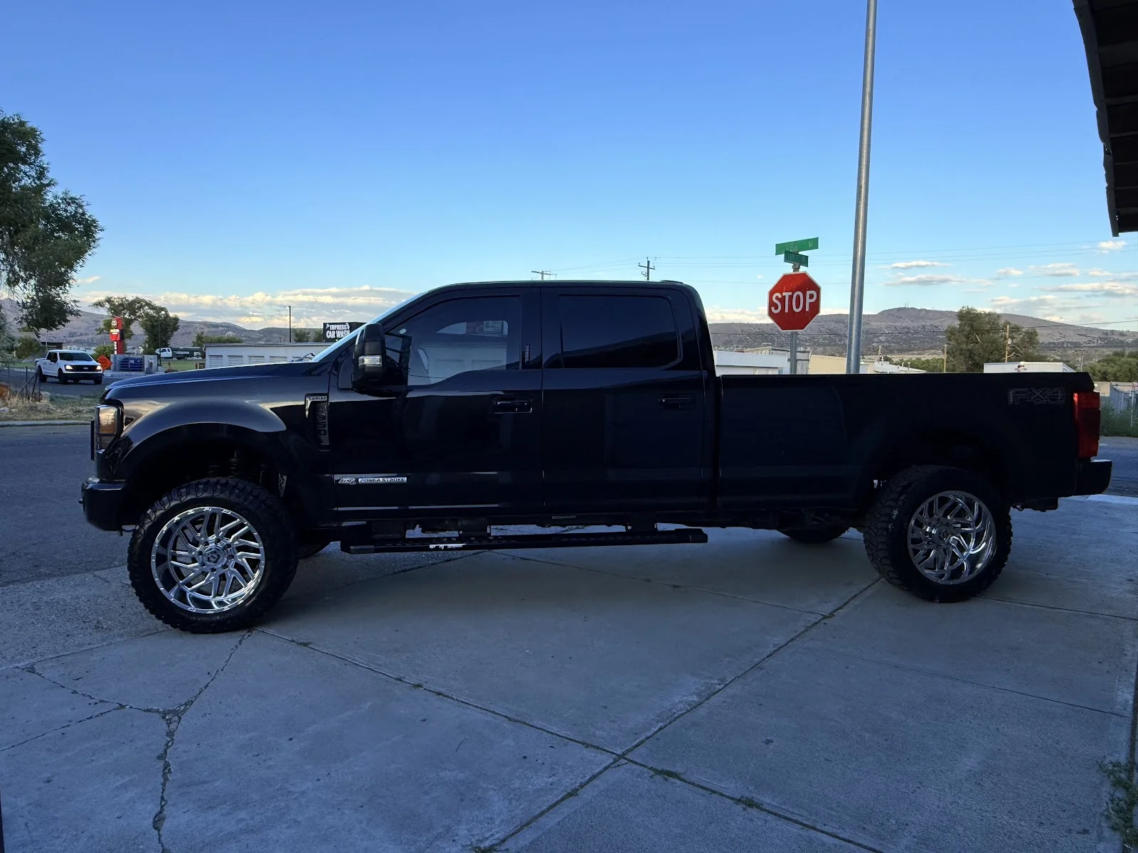 Tinted truck outside Precision Auto Styling, Elko NV